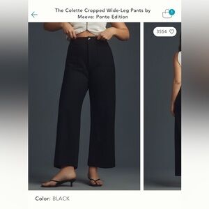 Colette Ponte Pants from Anthropologie